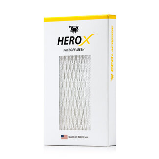 ECD Lax Hero X Faceoff Mesh White