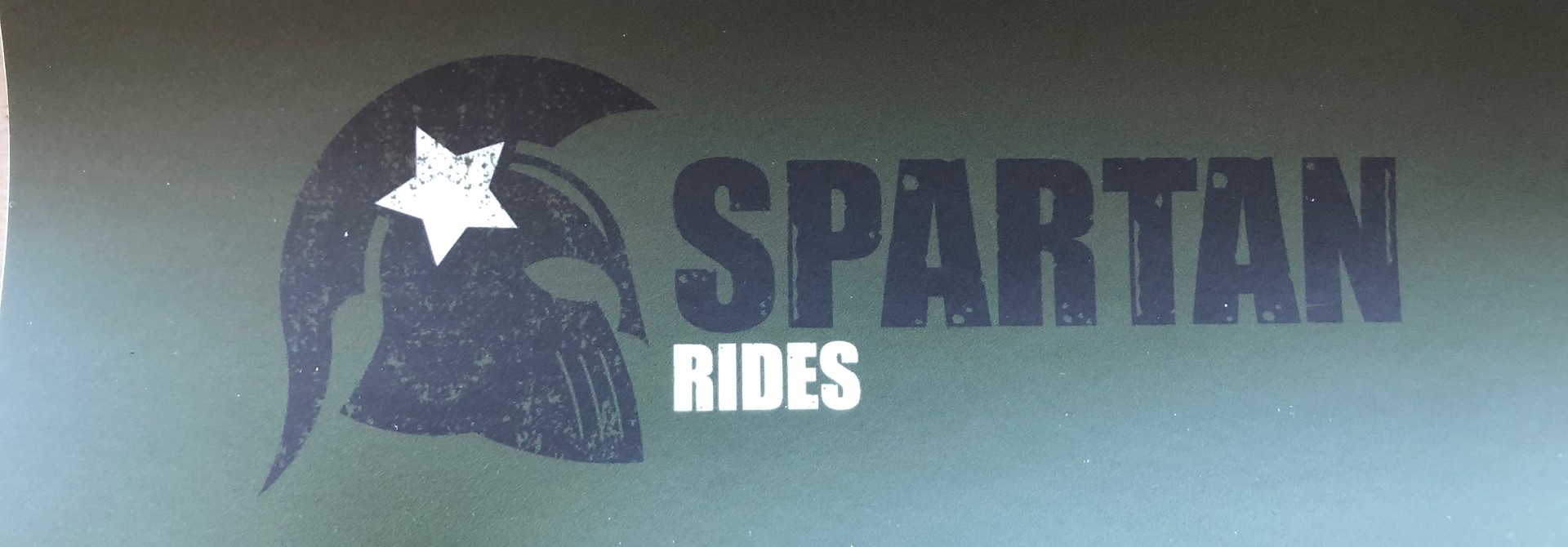 Spartan Rides Bumper Sticker