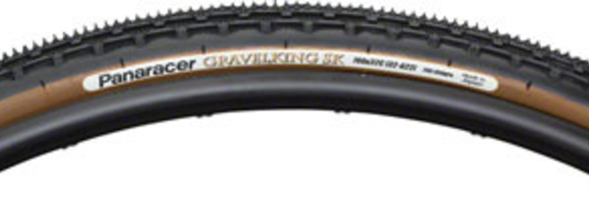 Panaracer GravelKing SK Tire - 700 x 38, Tubeless, Folding, Black/Brown