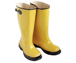 Boots, Yellow w/Fabric Lining, 11 Silt Management Supplies