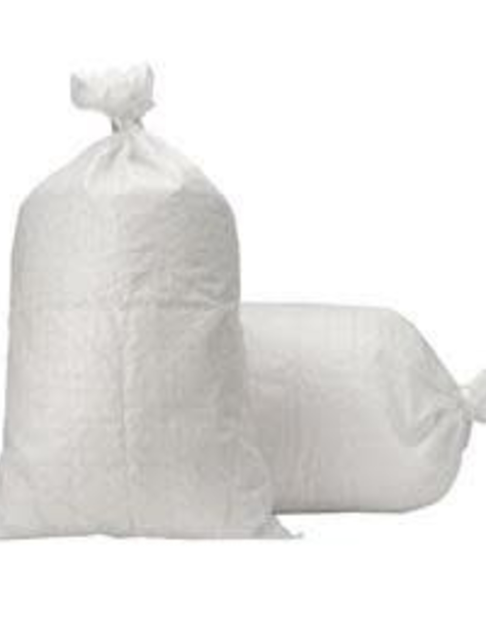 Individual Sand Bag, SZ. 14" x 26",  White Woven Polypropylene
