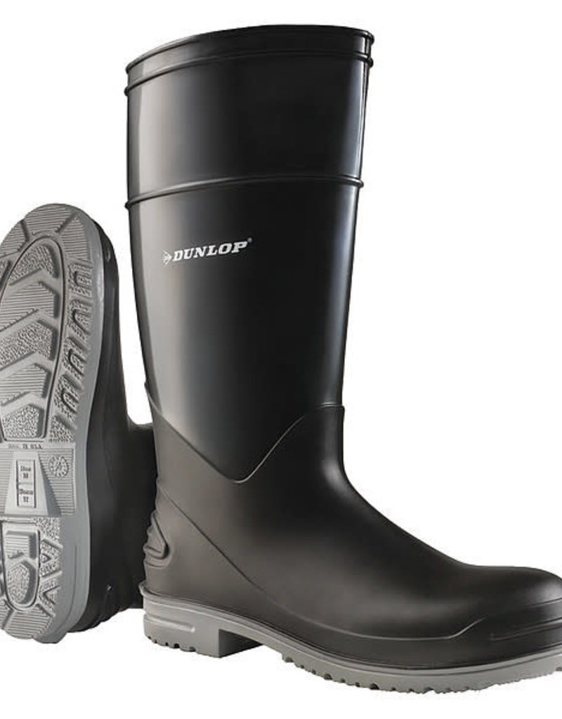 Dunlop Boots, Black Knee High, Steel Toe, SZ. 13 - Silt Management