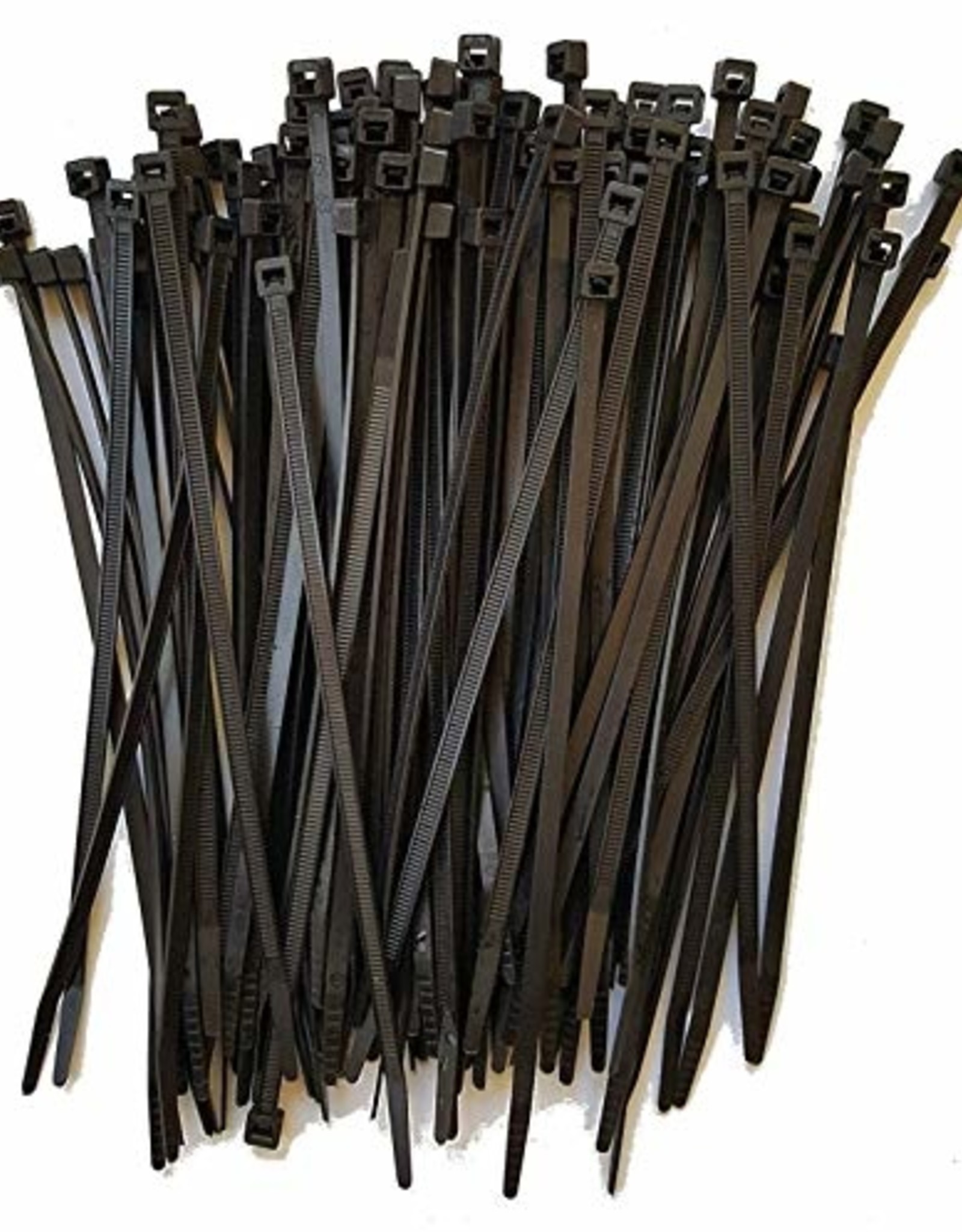 UV Black or White Nylon Zip Ties, Various Quantities