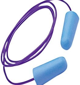 Gloplugz Tapered Earplugs, Corded, Individual