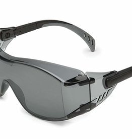 Conqueror Safety Glasses, Universal, Scratch Resistant Bronze Mirror Lens,  Half-Frame, 28CM5M - Silt Management Supplies, LLC.