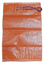 Individual Sand Bag, SZ. 14" x 26", Orange Woven Polypropylene
