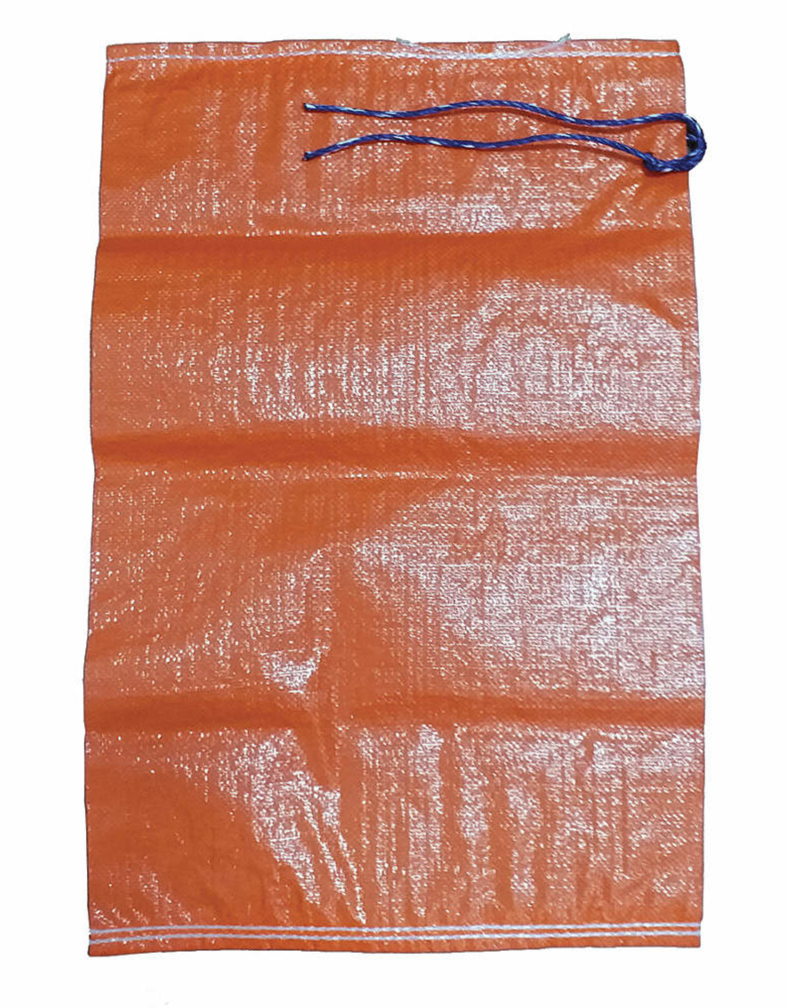 Individual Sand Bag, SZ. 14" x 26", Orange Woven Polypropylene