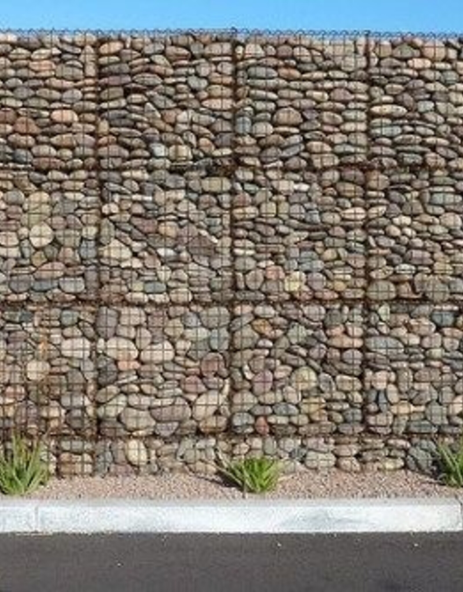 Gabion Woven Wire Basket,  SZ. 9' x 3' x 3'  Galvanized