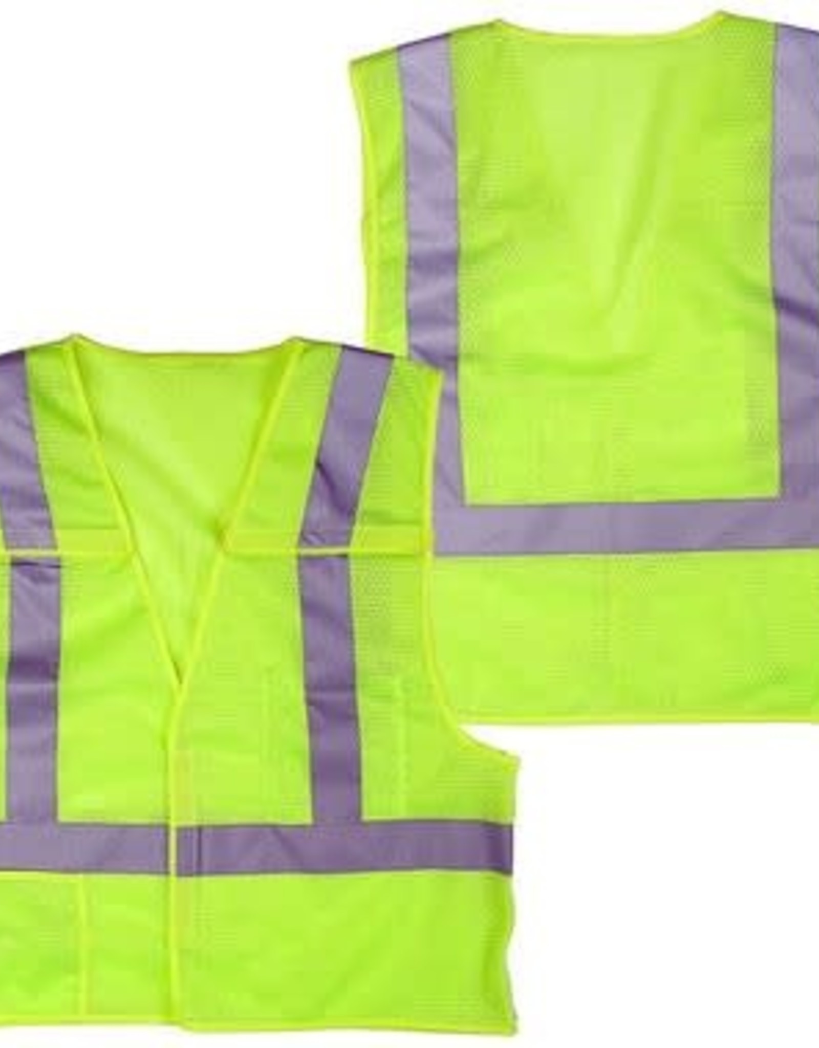 Safety Vest, Lime 5 Point Break Away, Class II,  Safety Vest, Lime Point Break Away, Class II, SZ. 2-XL