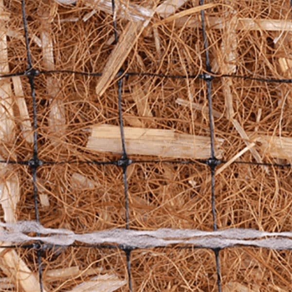 8' x 112.5' Double Net, 70 Straw/ 30 Coconut Erosion BlanketUS2SC Silt Management Supplies