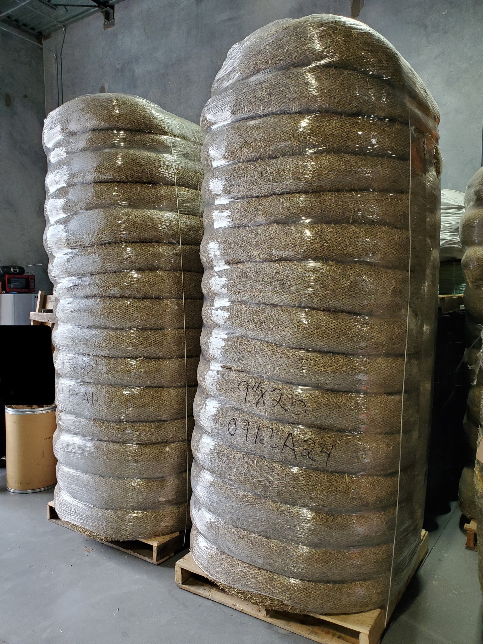 Straw Wattles, Various Sizes Silt Management Supplies, LLC.