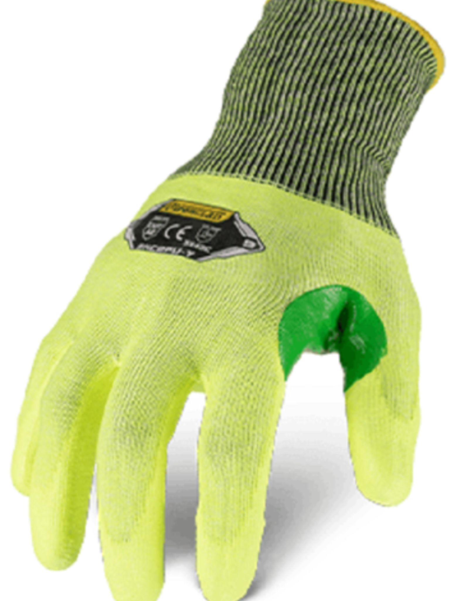 Ironclad Command A2 Cut-Resistant Hi-Vis Work Gloves, SZ. L