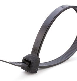 11-inch UV Resistant Black Multi-Purpose Cable Tie, 75-lb Tensile