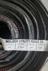 Wire Backed Silt Fence, 2ft. x 100 ft. Length w/ 36 in.  Fabric