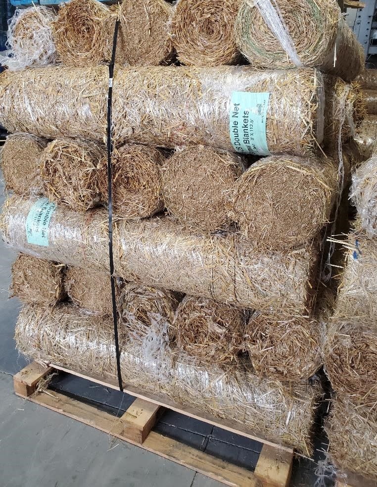 Erosion Blanket US2S Double Net Straw, Natural, SZ. 4' x 112.5