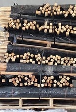 Silt Fence w/ pre-attached wood stakes, 70 gram