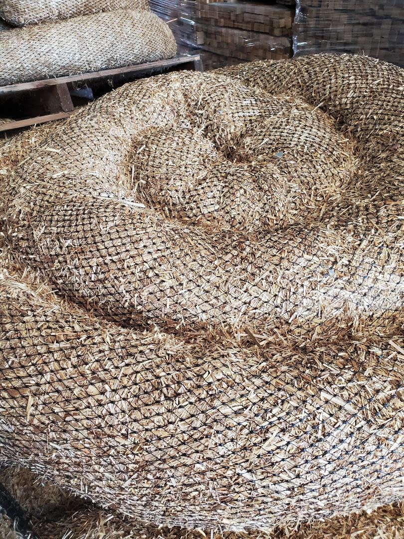 Straw Wattle 8.5" x 25' Item 89384602 Silt Management Supplies, LLC.