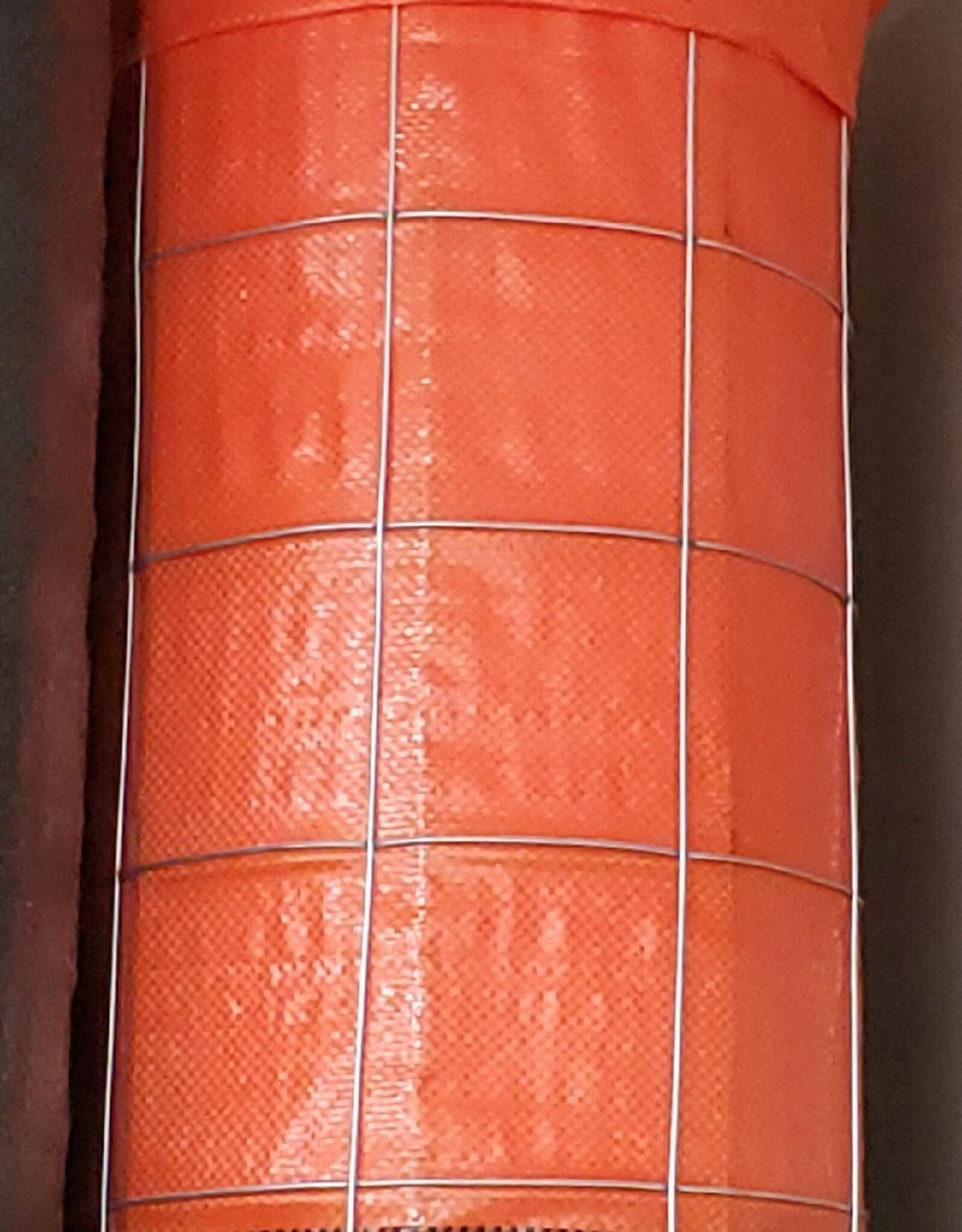 Wire Backed Silt Fence  ORANGE 14-ga. 70-gram material (4x4), 100' length