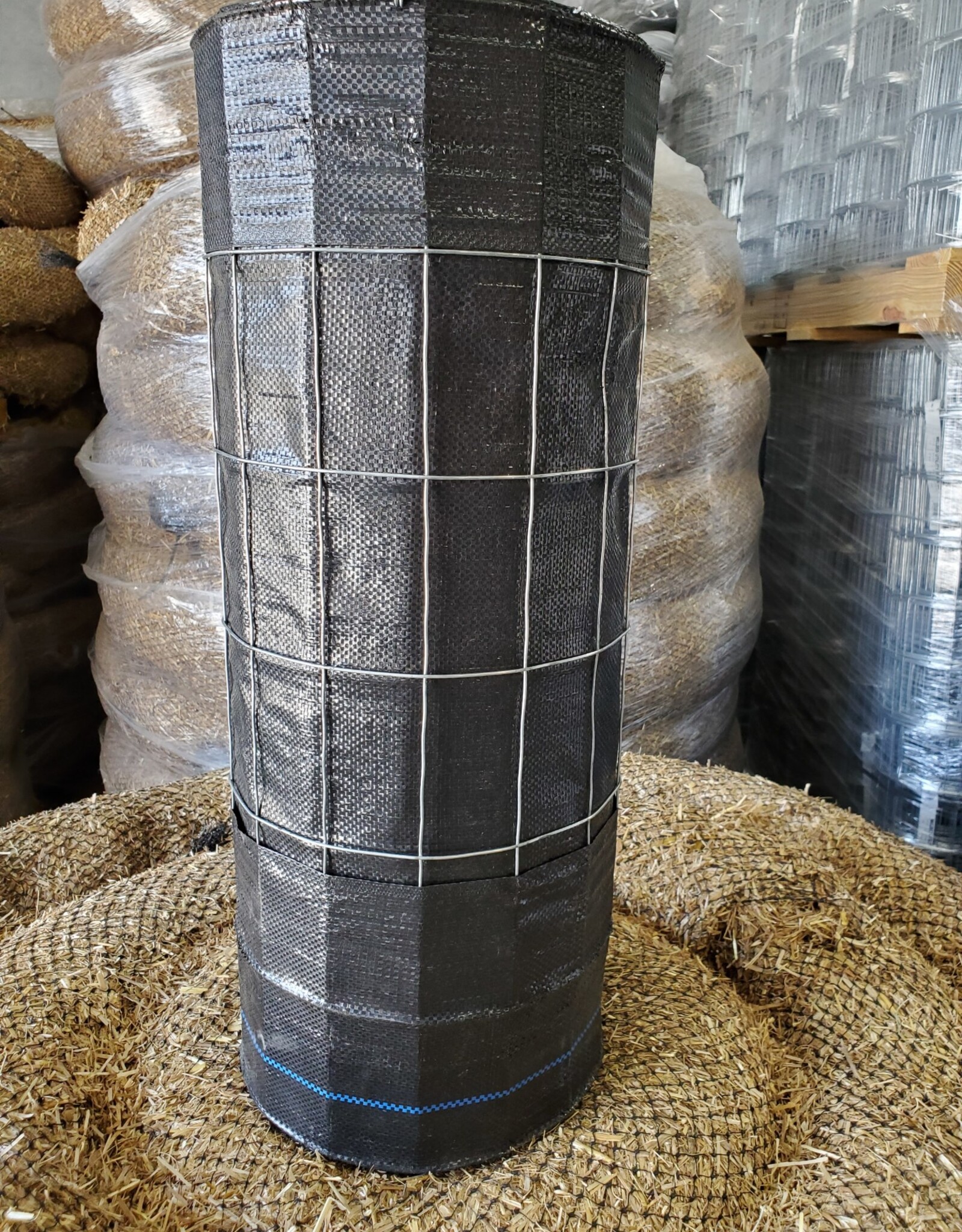 Wire Backed Silt Fence, 2ft. x 100 ft. Length w/ 36 in.  Fabric