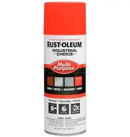 Rust-Oleum Survey Marking Spray, Fluorescent Red-Orange, 17 oz. Can