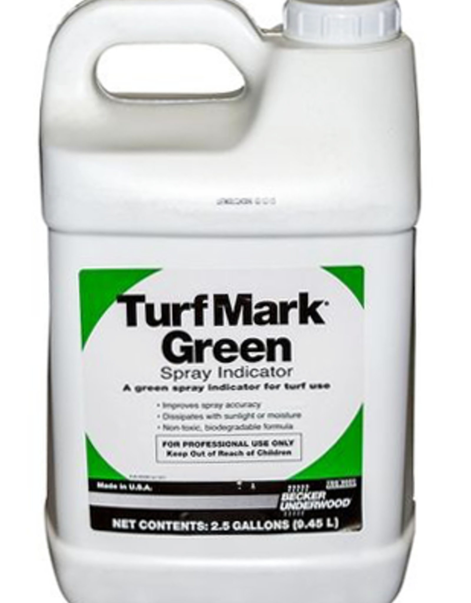 Turf Mark Green Dye Spray Pattern Indicator, BASF 2.5 Gallons
