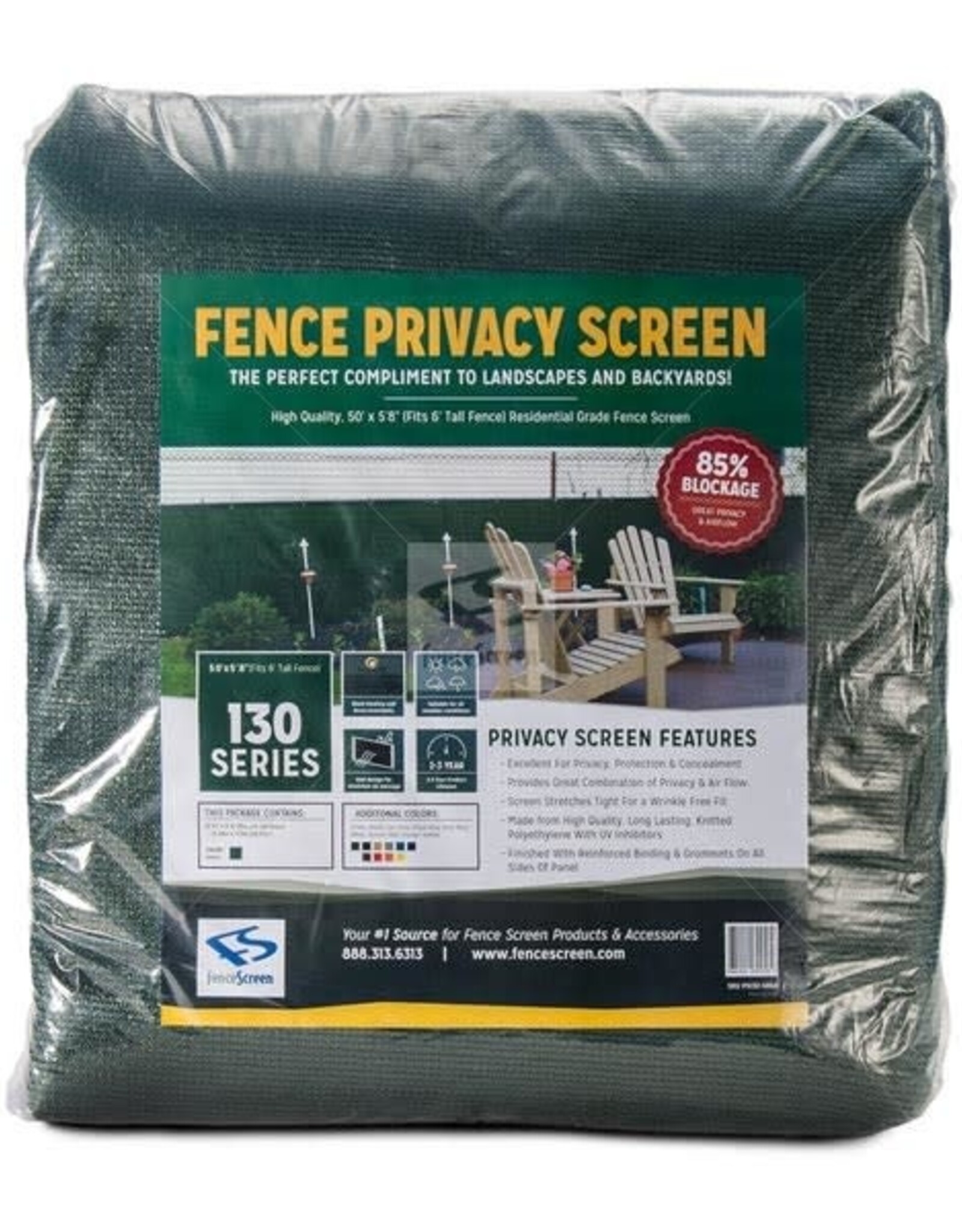 Privacy Screen - Forest Green SZ. 68" x 50'