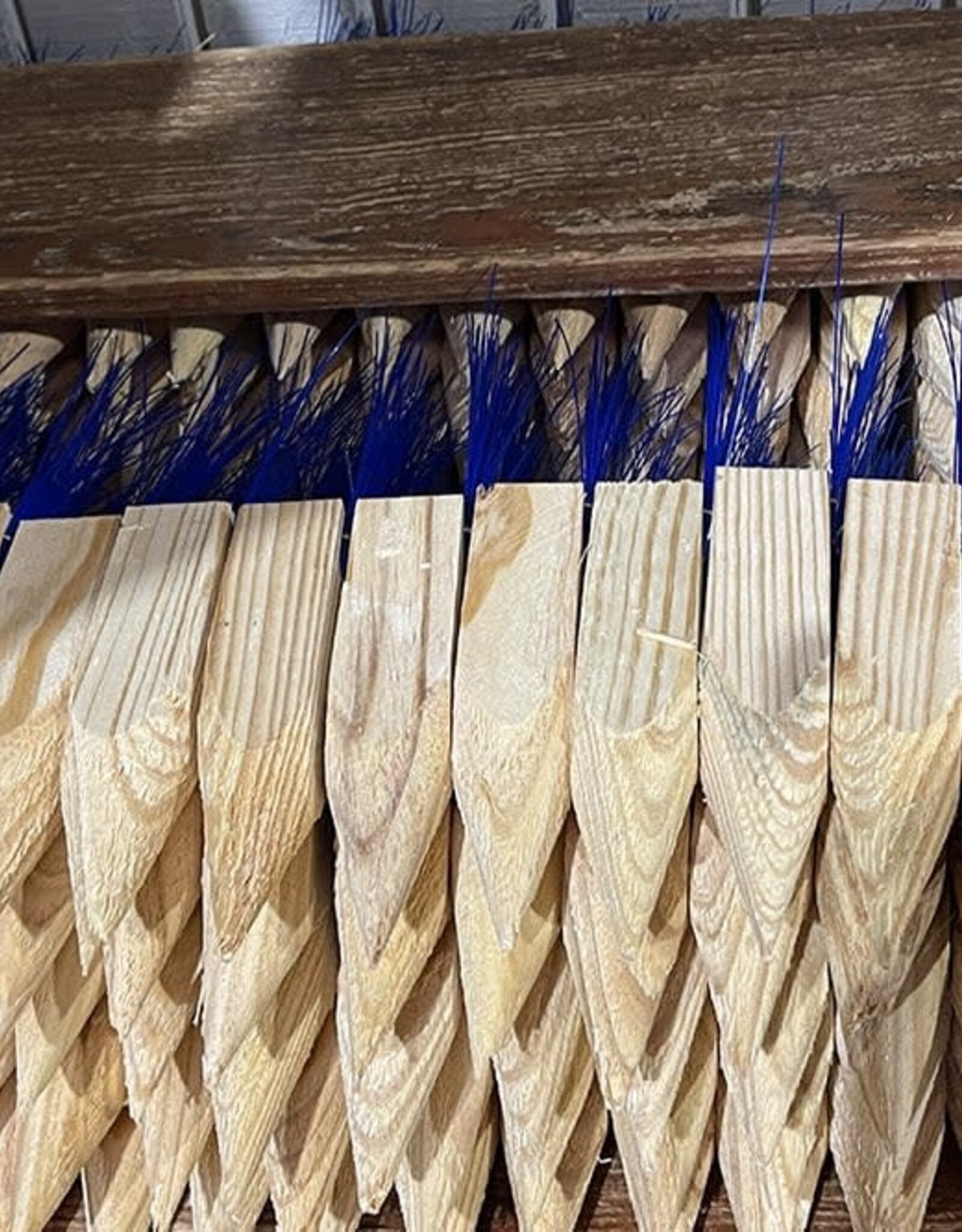 Hubster Stakes with Blue Whiskers, SZ. - 2" x 2" x 8" - 100 per box