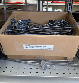 12" Floating Washer Pins  - 100 per box 6 Gauge