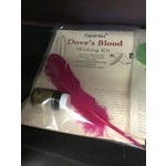 Kit d'écriture avec encre, plume et papier parchemin "Dove's Blood"