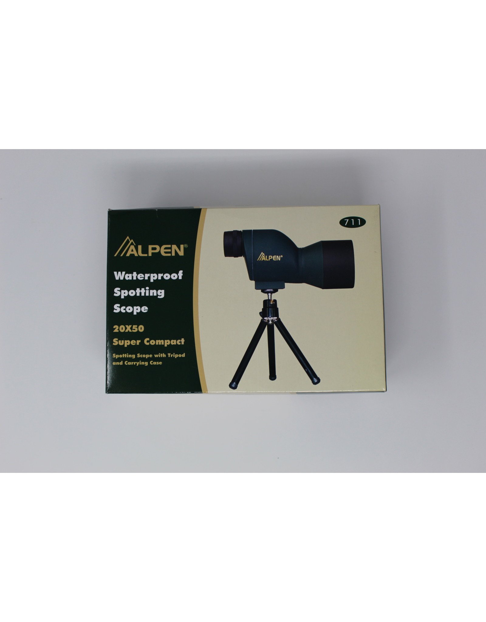 Alpen 20X50 Mini Spotting Scope w/sunshade
