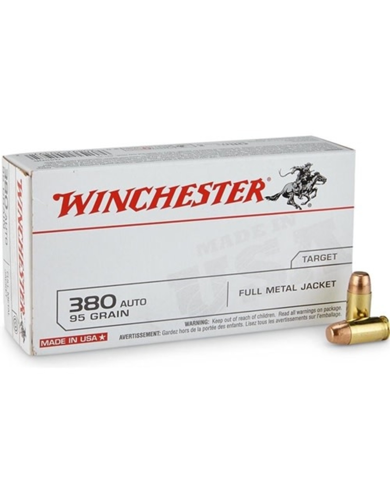 Winchester Winchester USA 380 ACP 95gr FMJ