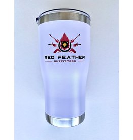 Tumbler, Red Feather Outfitters Logo (White)