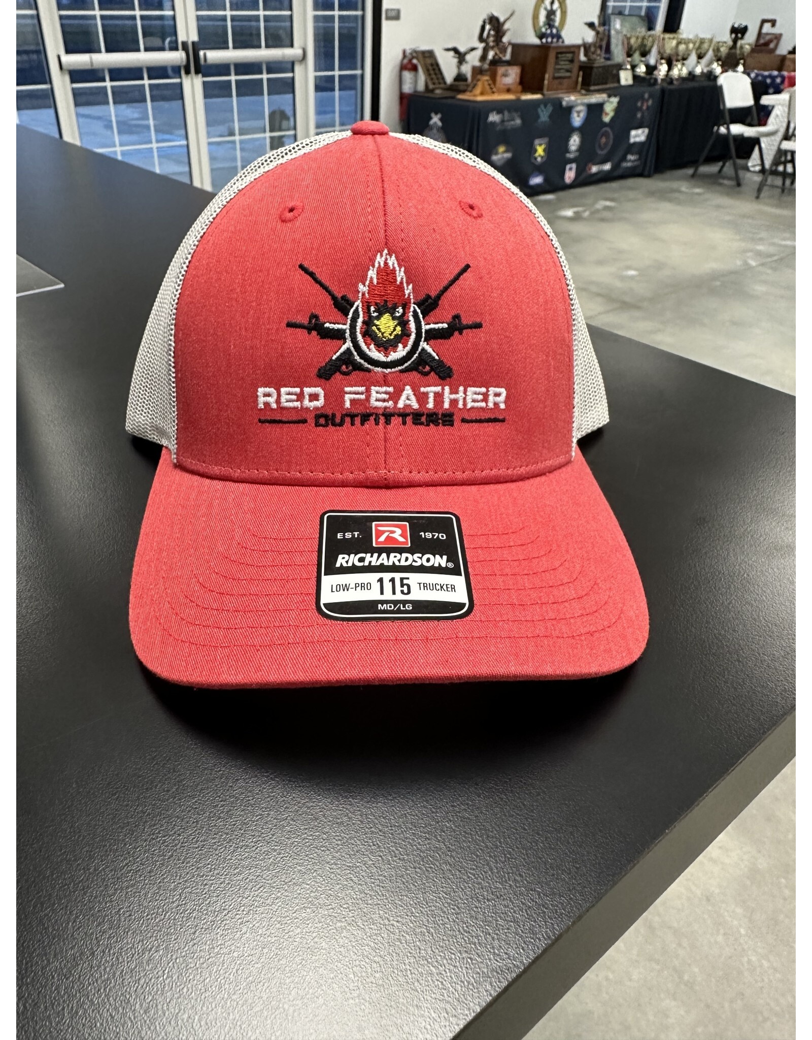 RFO RFO Red & Light Grey Hat