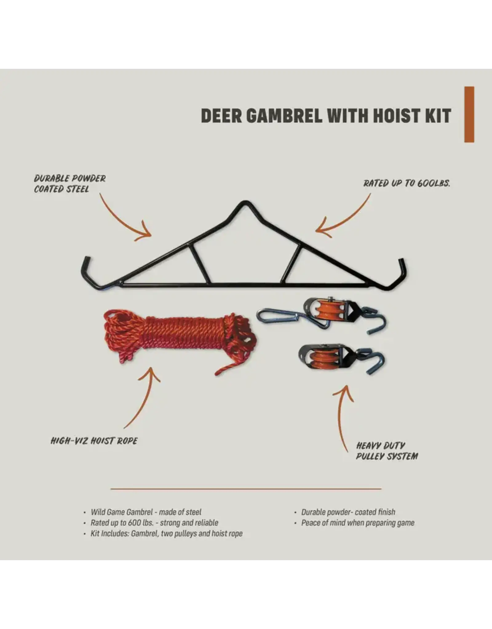 Half Rack Half Rack Gambrel & Hoist
