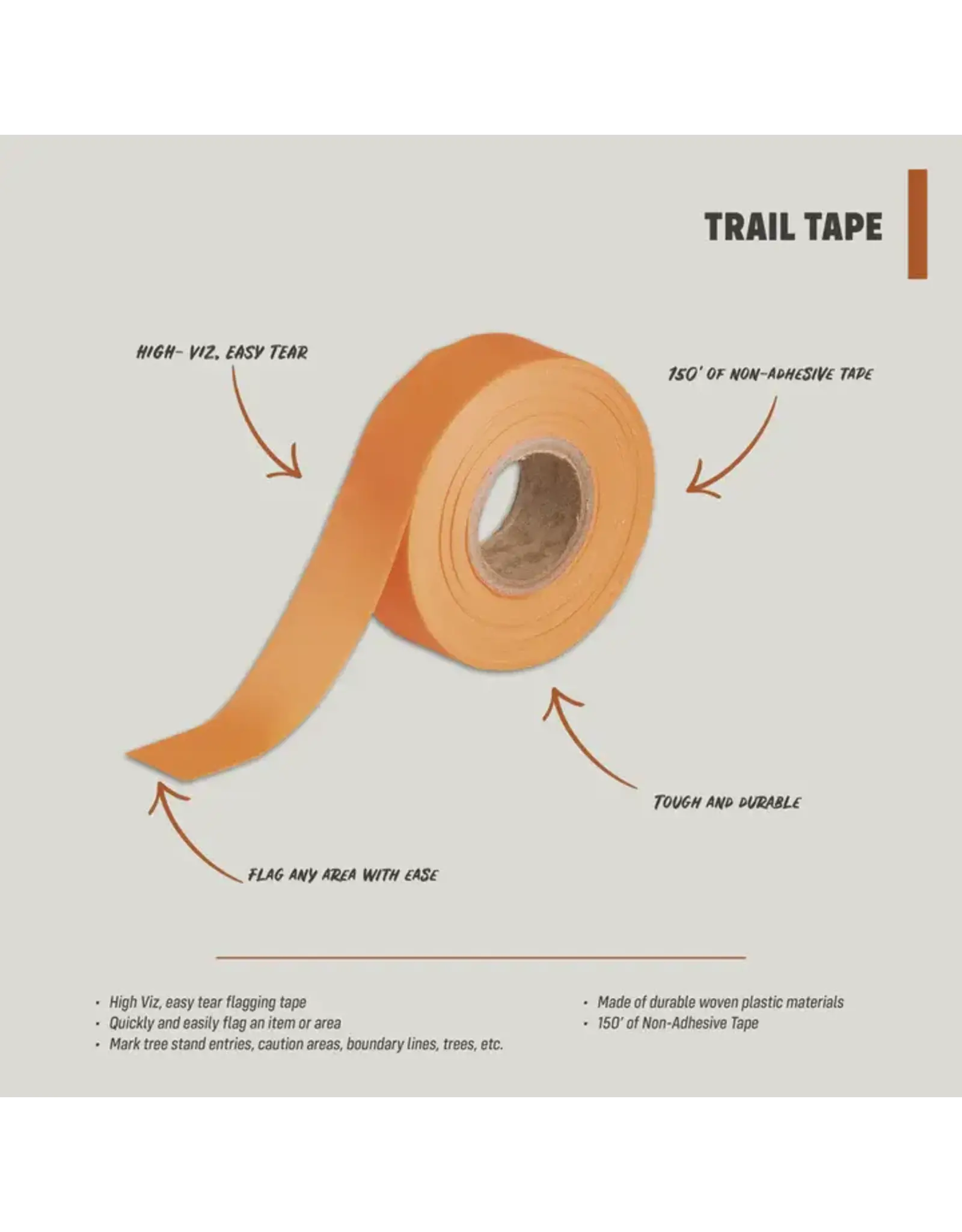 Half Rack Half Rack 150' Flagging Trail Tape
