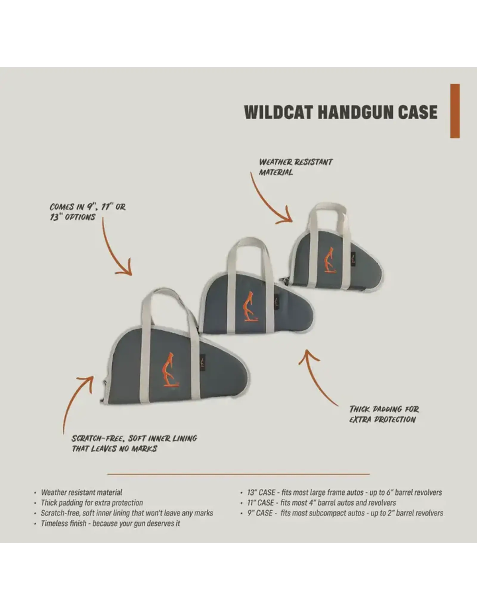 Half Rack Half Rack Wildcat 9" Handgun Case