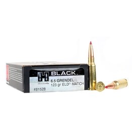 Hornady Hornady Black 6.5 Grendel Ammo 123 Grain Hornady ELD Match Polymer Tip Box of 20