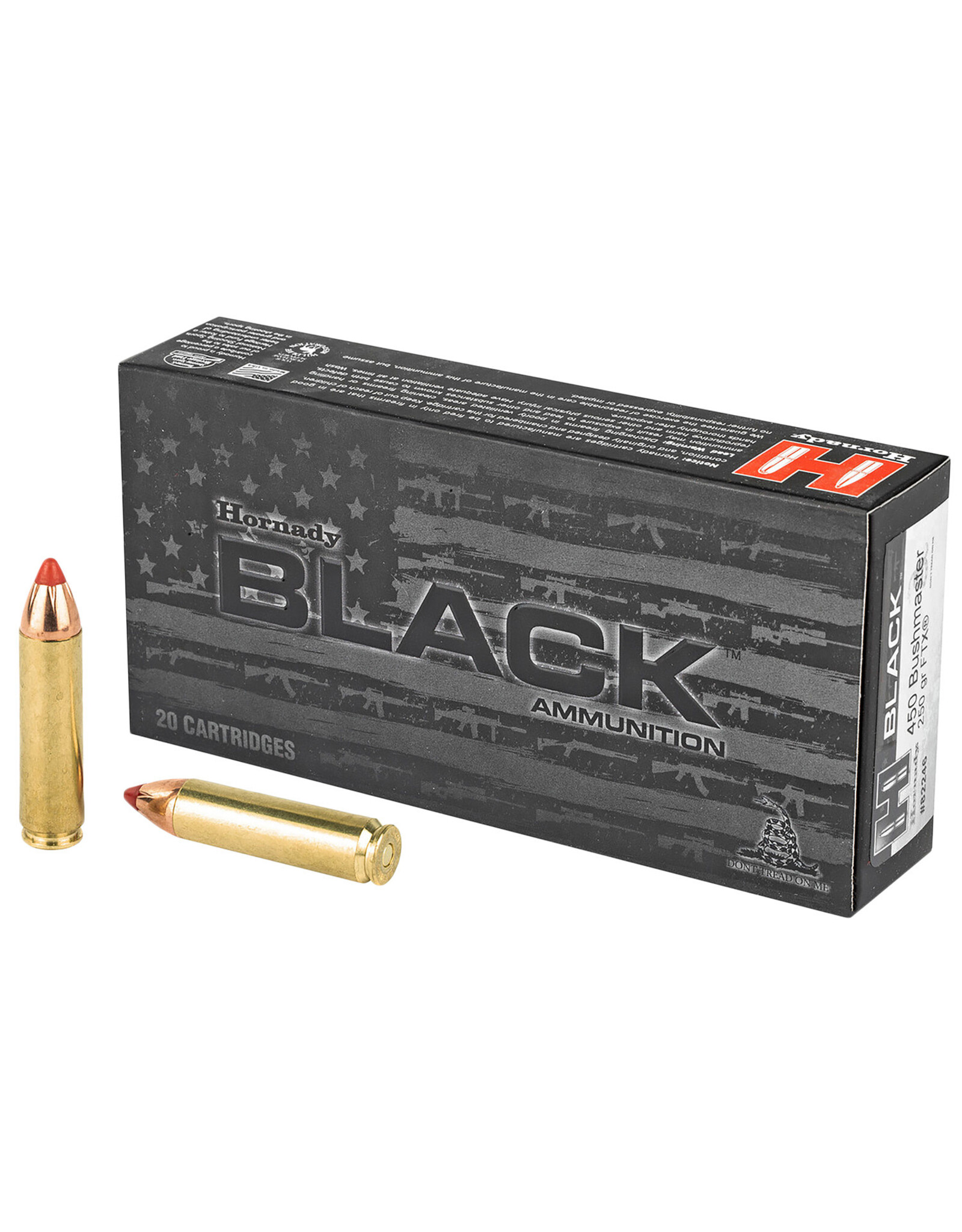 Hornady Hornady Black 450 Bushmaster 250 Grain FTX 20 Rounds 82246