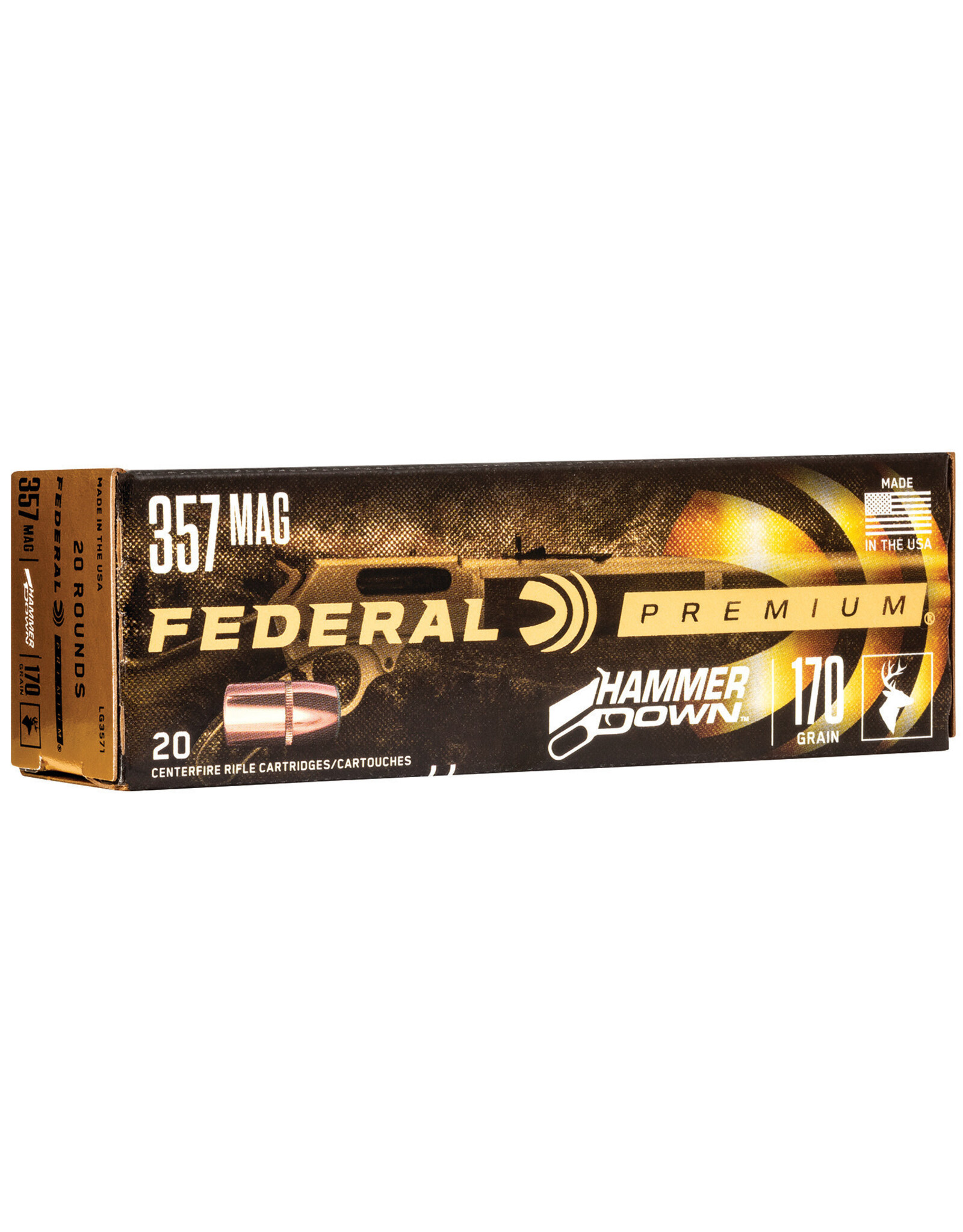 Federal Federal Premium 357 Magnum HammerDown 170 Grain 20 Rounds