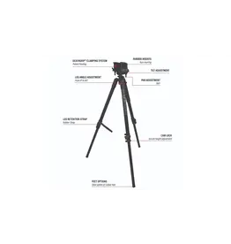 Bog Bog Black Aluminum DeathGrip Tripod 7"-59"