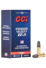 CCI CCI Standard Velocity, 22 LR, 40 Grain, Lead Round Nose, 1070 fps