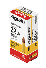 Aguila Aguila Super Extra High Velocity 22LR Ammo 40 Grain Plated Round Nose, 50 Rounds