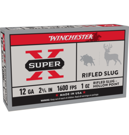 Winchester Winchester Super-X Rifled Slug Shotshell - 12 Gauge - 1600 fps - 2.75"