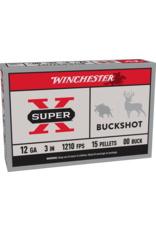 Winchester Winchester Super-X Buckshot Shotshells - 12 Gauge - 00 Buckshot - 2.75" - 5 Rounds