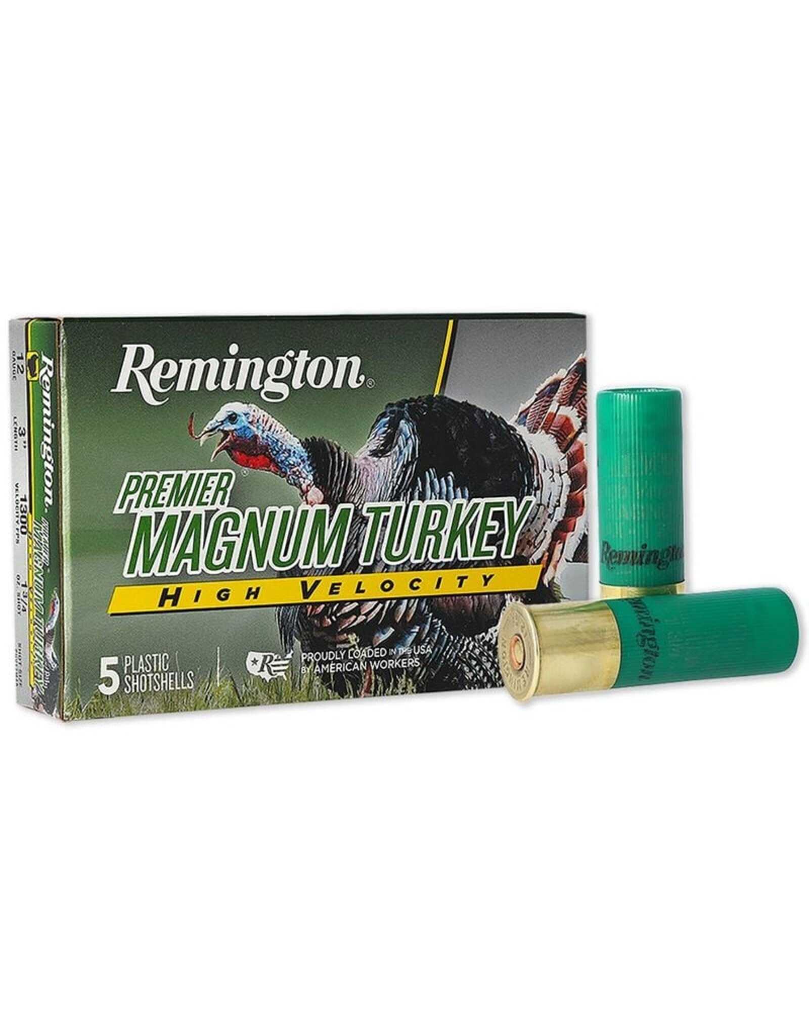Remington Remington Premier Magnum Turkey High Velocity, 12 Gauge, 4 Shot, 3 in, 1 3/4 oz, 1300 fps