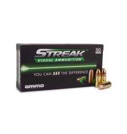 Ammo Inc. Ammo Inc Streak Green 9mm Luger 124gr TMC Centerfire Handgun Ammo - 50 Rounds
