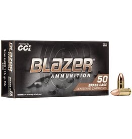Blazer CCI Blazer Brass 9mm 115 Grain FMJ 50 Rounds 5200