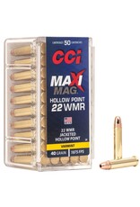 CCI CCI Maxi-Mag JHP 22WMR 40 Grain 50 Rounds