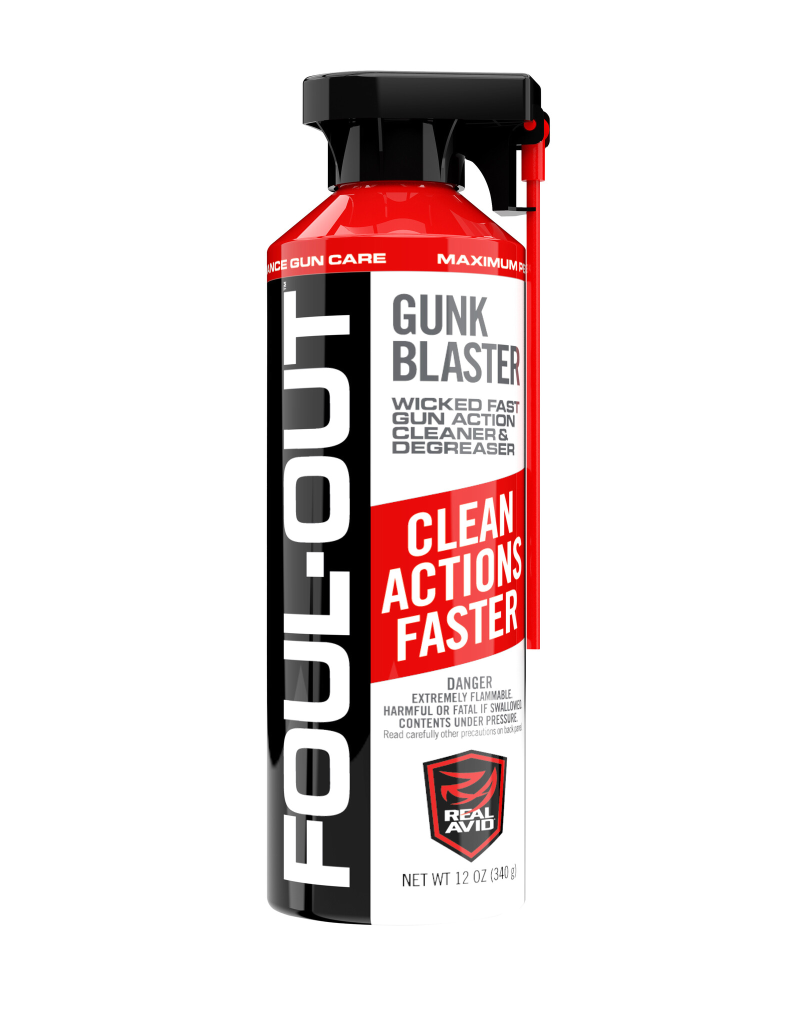 Real Avid Real Avid Foul-Out Gunk Blaster 12oz Aerosol AVDCB12A