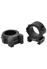 Warne Warne V601M Horizontal Rings Vapor Matte Black 1" Medium 0 MOA